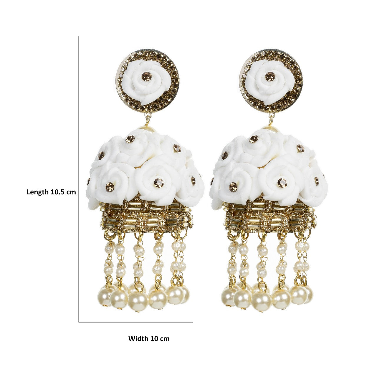 Fulwari - Floral Jumkha Earrings