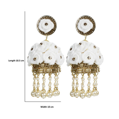 Fulwari - Floral Jumkha Earrings