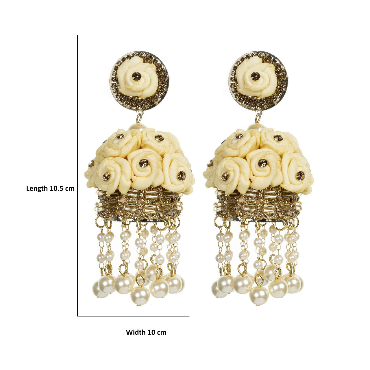 Fulwari - Floral Jumkha Earrings