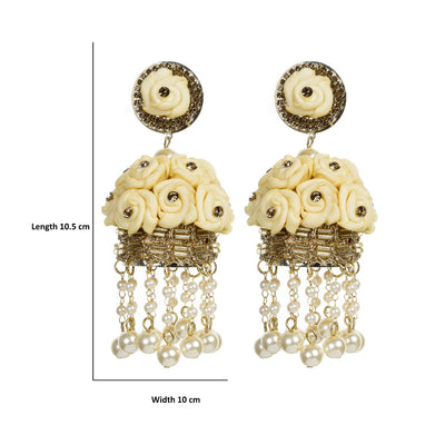 Fulwari - Floral Jumkha Earrings