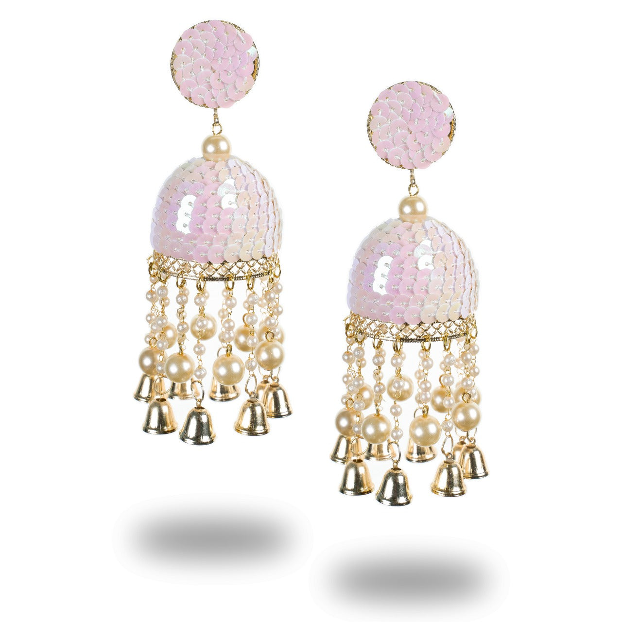 Urwa - Sequins Moti fitting Earrings