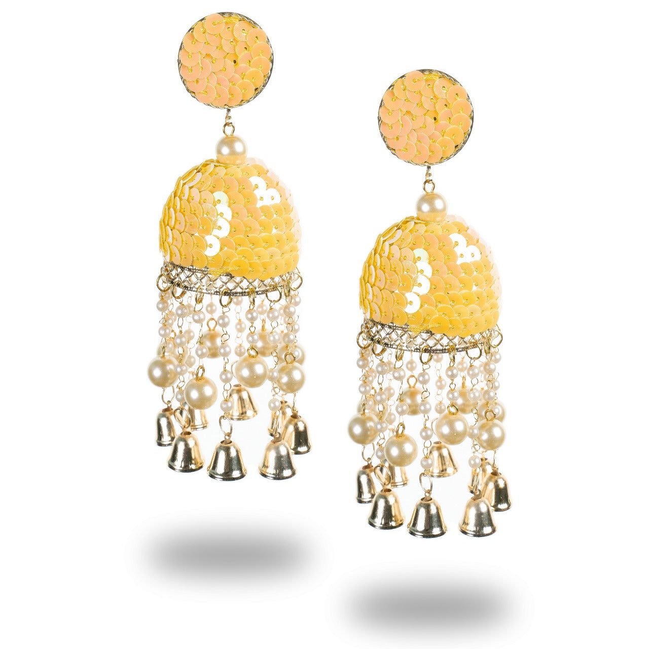 Urwa - Sequins Moti fitting Earrings