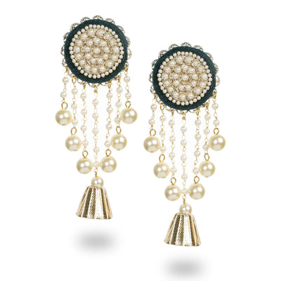 Evana - Zardosi work unique earrings