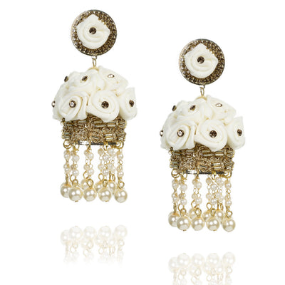 Fulwari - Floral Jumkha Earrings
