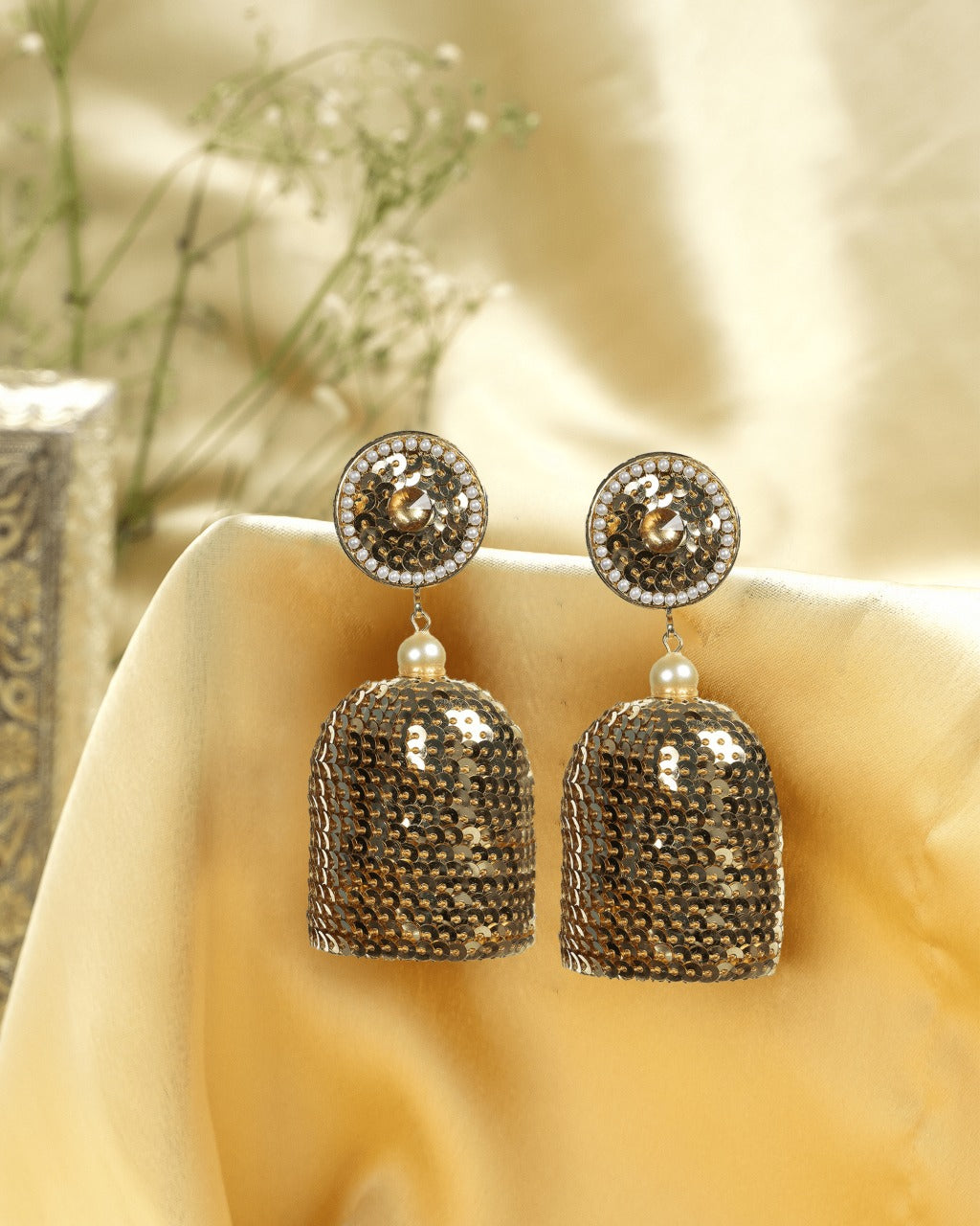 Noor - Sequins unique Earrings