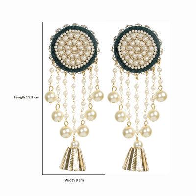 Evana - Zardosi work unique earrings