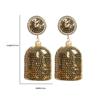 Noor - Sequins unique Earrings