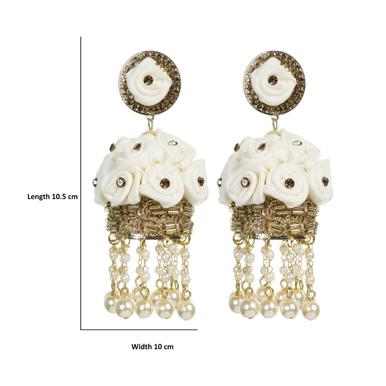 Fulwari - Floral Jumkha Earrings