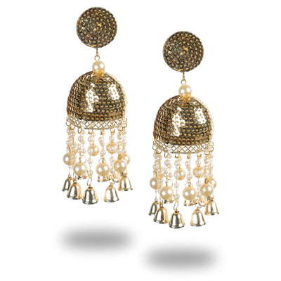 Urwa - Sequins Moti fitting Earrings