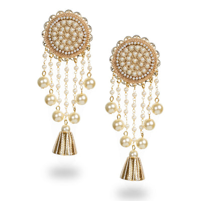 Evana - Zardosi work unique earrings