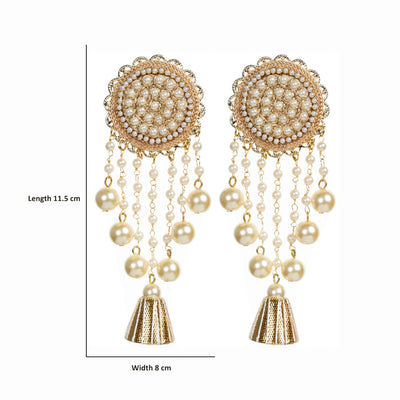 Evana - Zardosi work unique earrings