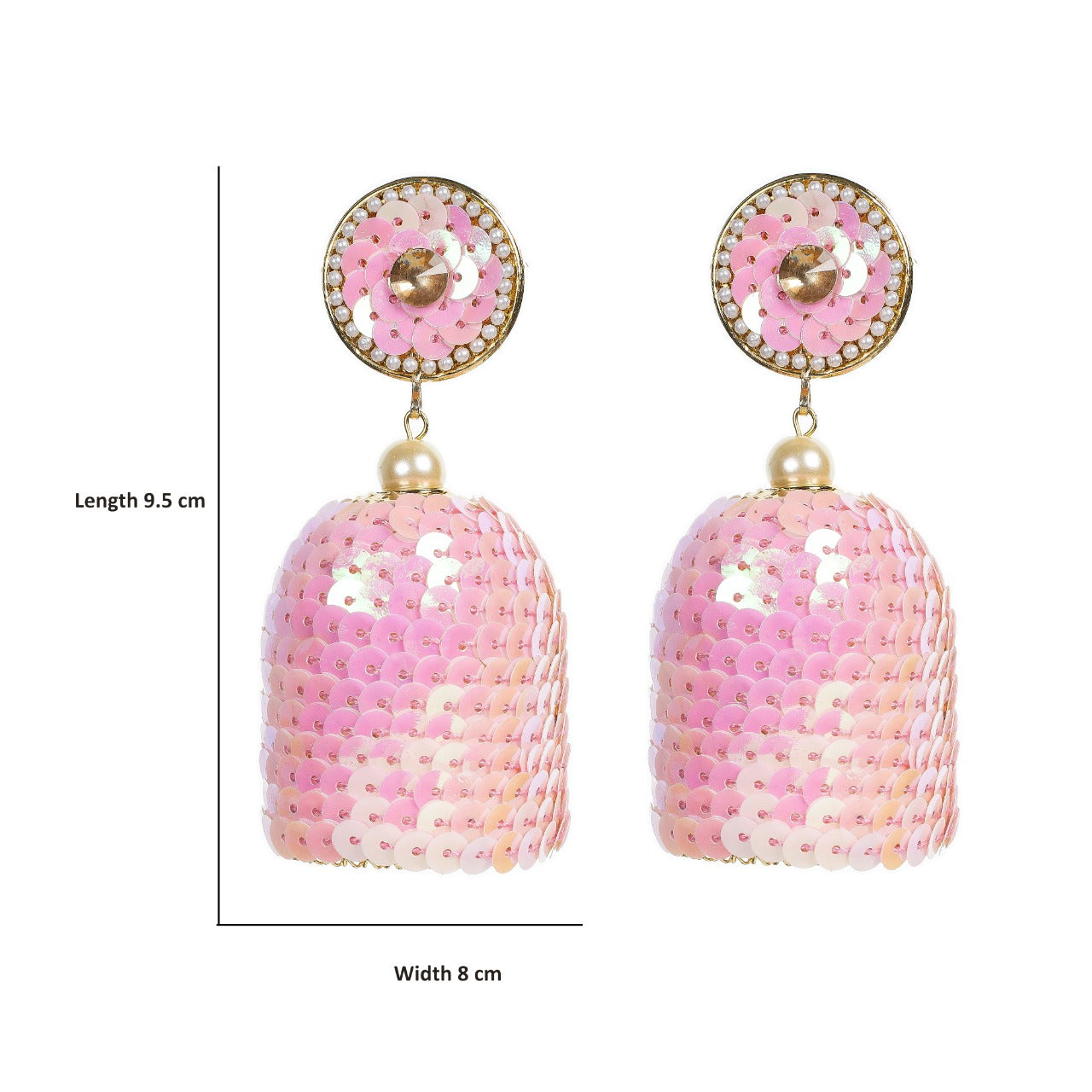Noor - Sequins unique Earrings