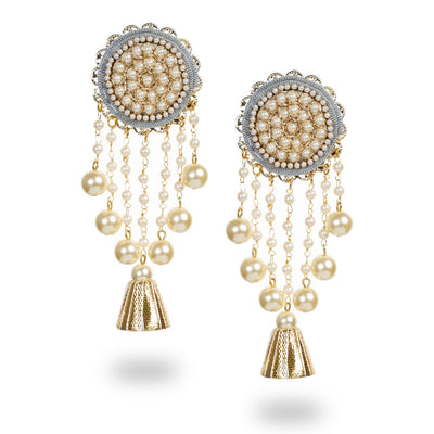 Evana - Zardosi work unique earrings