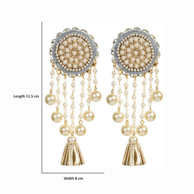 Evana - Zardosi work unique earrings