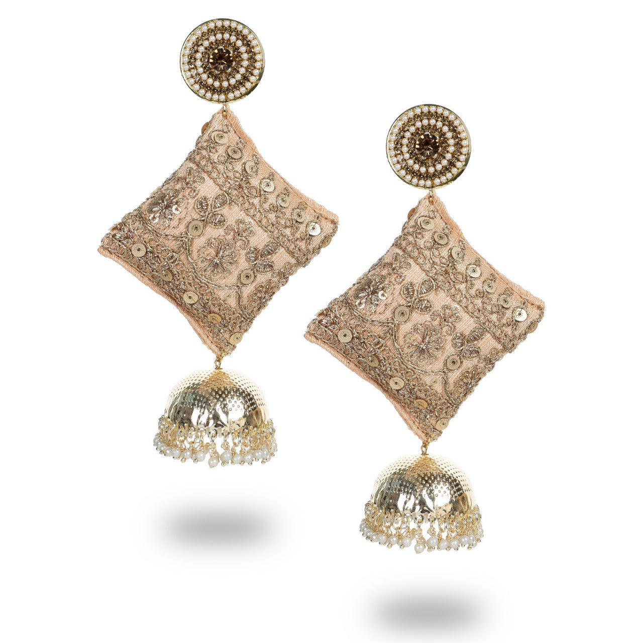 Riwayat - Stunning Zardosi work Earrings