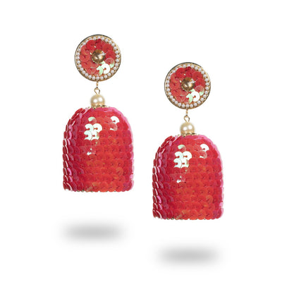 Noor - Sequins unique Earrings