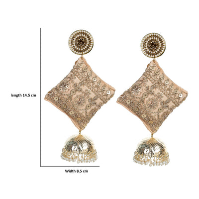 Riwayat - Stunning Zardosi work Earrings