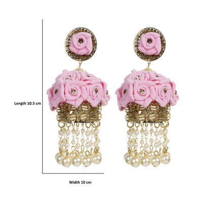 Fulwari - Floral Jumkha Earrings