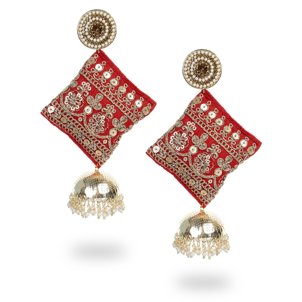 Riwayat - Stunning Zardosi work Earrings