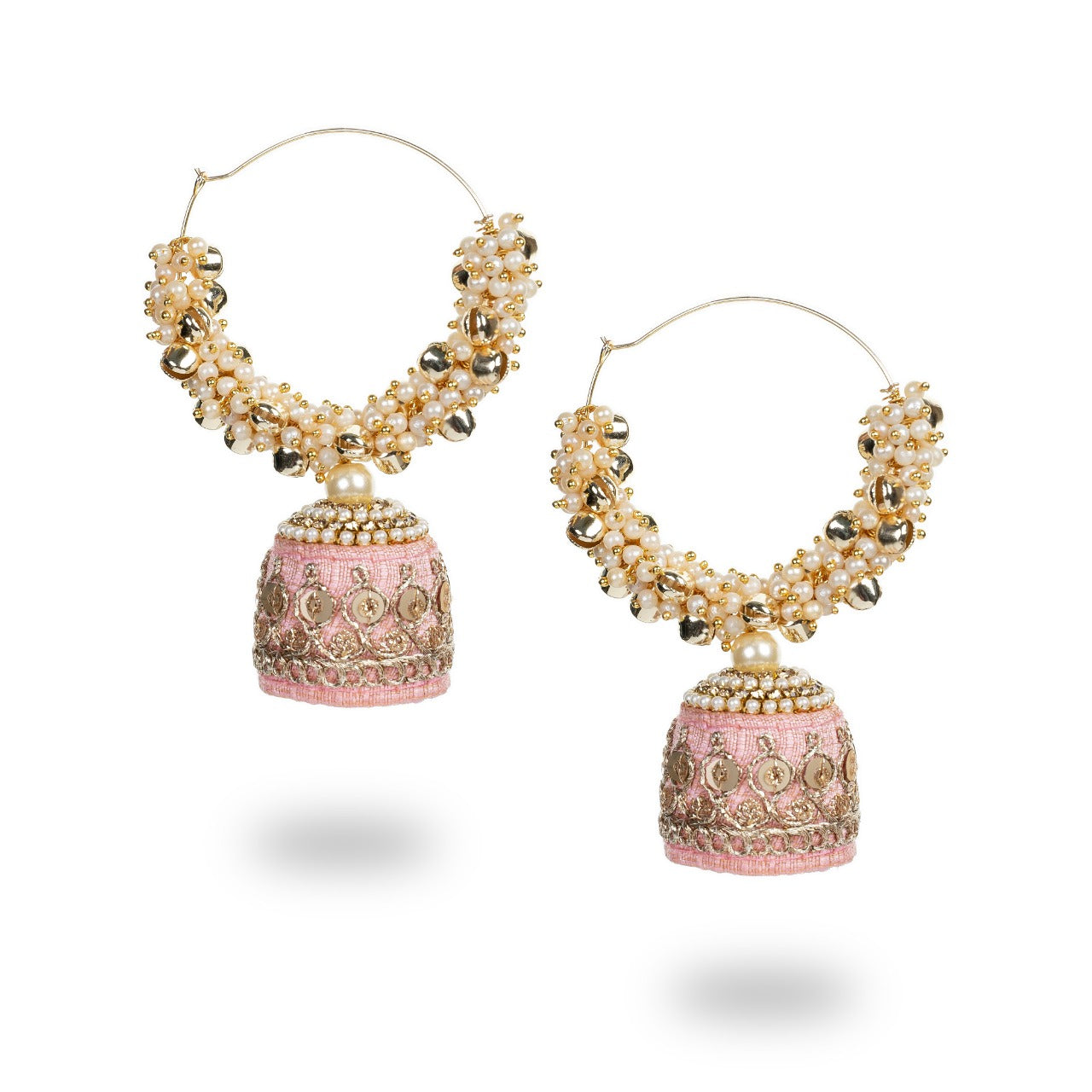Dilara - Moti fitting contemporary Chandbali