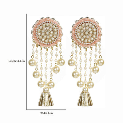 Evana - Zardosi work unique earrings