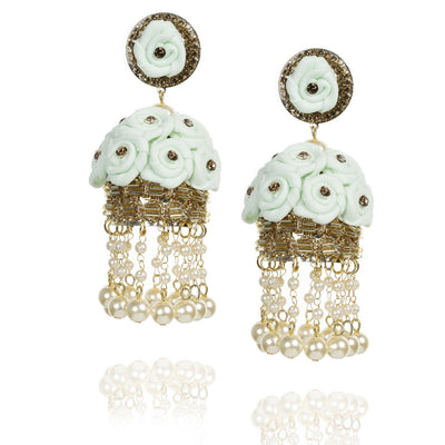 Fulwari - Floral Jumkha Earrings