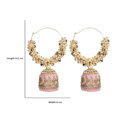 Dilara - Moti fitting contemporary Chandbali
