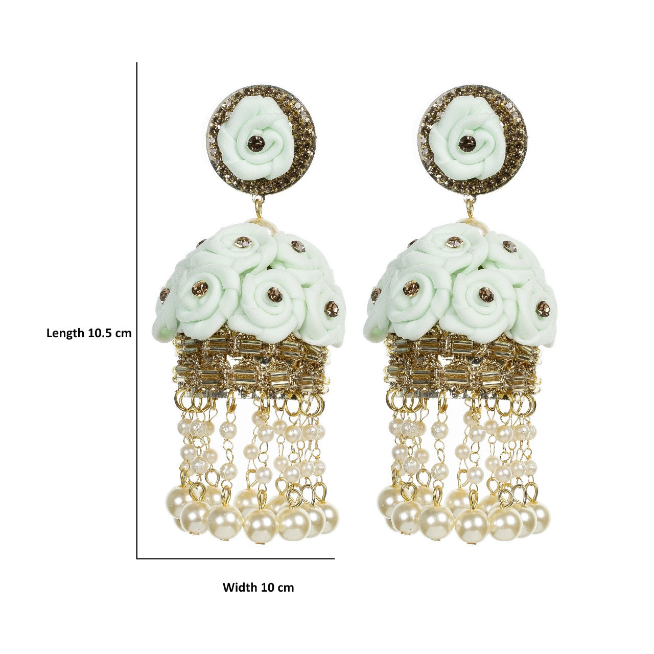 Fulwari - Floral Jumkha Earrings